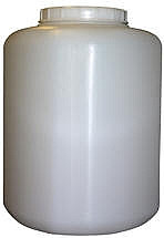 Vestil BTL-BW-250 Oversized Wide-Mouth Plastic Bottle, 2-1/2 Gallon Cap