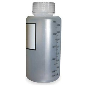 Vestil BTL-N-16-LBL Standard Cap Standard Graduated Bottle With Label, 16 oz