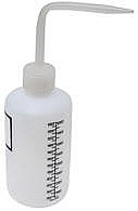Vestil BTL-WN-8-LBL Graduated Dispensing Plastic Wash Bottle, 8 oz