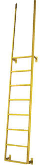 Vestil DKL-10 Walk-Through Style Dock Ladder, Number Of Rungs: 10