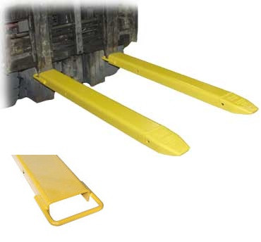 Vestil FE-6-120 Fork Extensions, Fork Width: 6", Length: 120", Height: 2"