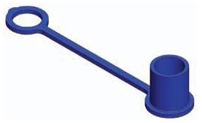 Dixon H3DC 3/8" ISO-B DUST CAP, ELASTOMER Body Material: ELASTOMER Body Size: 3/8"