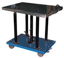 Vestil HT-20-3036A Hydraulic Post Table, Platform Size: 30"x36"