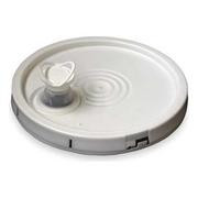 Vestil LID-54-PWST Plastic Lid for 3.5, 5, and 6 Gallon Pails, Spout Top w/Tear Tab