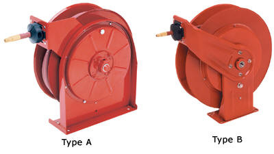 Vestil VHR-50-78 Spring Driven Low Pressure Hose, ID: 1/2", Length: 50 Feet