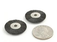 Brush Research 82A-401 3/4" Dia CROSS HOLE OPEN DEBURRING - Series 82, Miniature Wheel