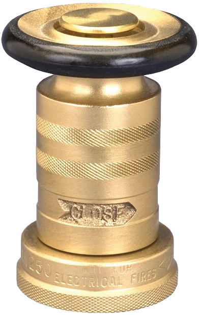 Dixon HFN150NYFD 1 1/2" NYFD BRASS HEAVY DUTY NOZZLE