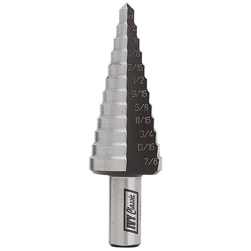 Ivy Classic 09003 1/4 - 3/4" Step Drill 9 Holes