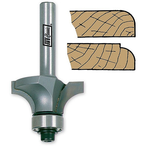 Ivy Classic 10846 1/4" Rounding Over Router Bit, Carded