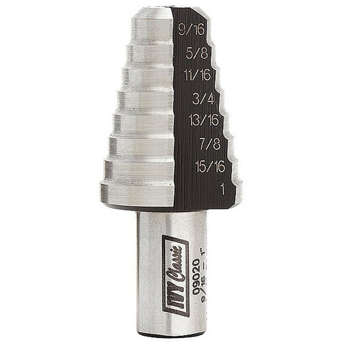 Ivy Classic 09020 9/16 - 1" Step Drill 8 Holes