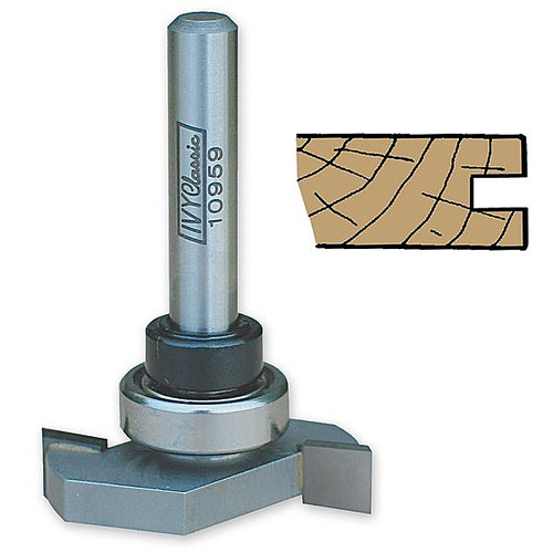 Ivy Classic 10959 1/4" T & G Slotting Bit, Carded