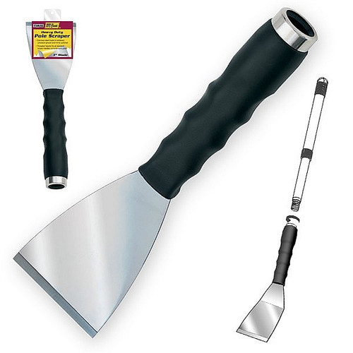 Ivy Classic 23070 3" Heavy-Duty Pole Scraper, Stainless