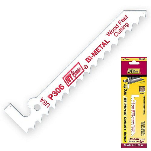 Ivy Classic 28530 P306C 3" 6T Bi-Metal Porter Cable Style Jig Saw Blade