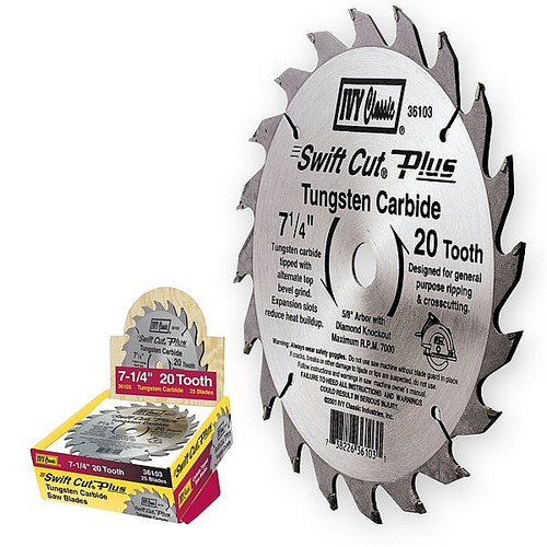 Ivy Classic 36103 7-1/4" 20T Swift Cut Plus Carbide