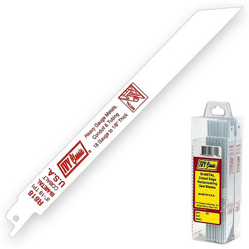Ivy Classic 28374 R956B 9" 18T Bi-Metal Reciprocating Saw Blade