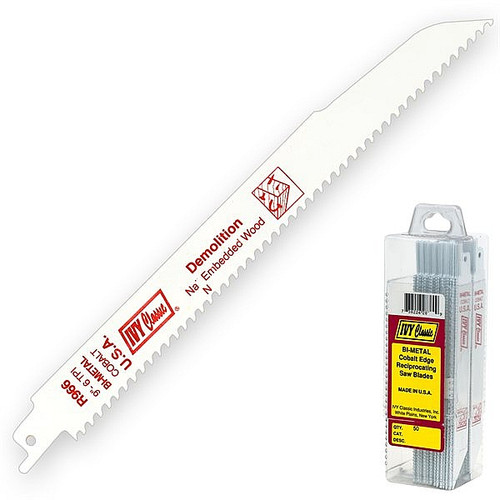 Ivy Classic 28380 R966B 9" 6T Bi-Metal Reciprocating Saw Blade