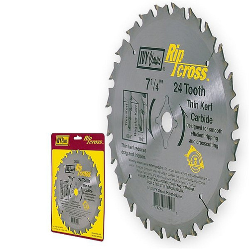 Ivy Classic 36202 7-1/4" 24T Ripcross Carbide