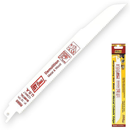 Ivy Classic 28636 R960C 9" 10T Bi-Metal Reciprocating Saw Blade
