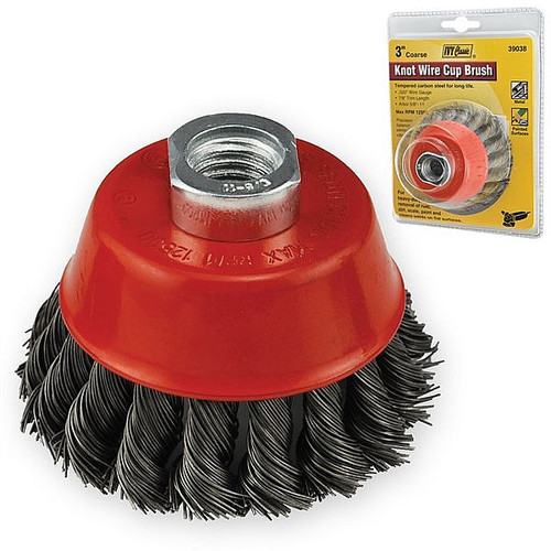 Ivy Classic 39038 3" Knot Wire Cup Brush