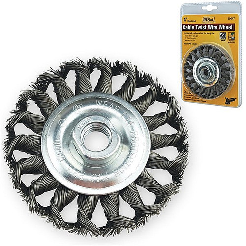 Ivy Classic 39047 4" Cable Twist Wire Wheel