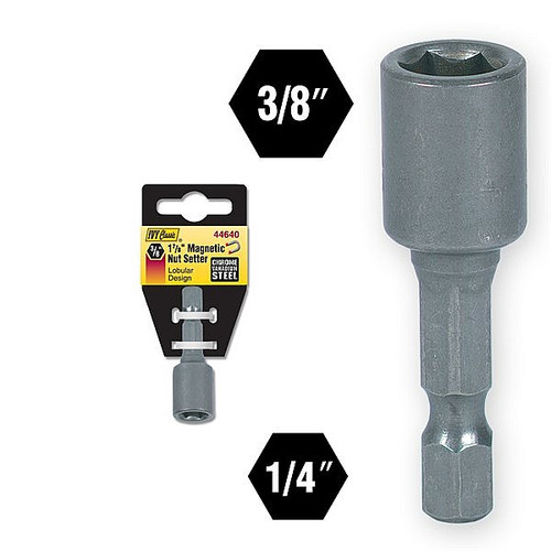 Ivy Classic 44640 3/8 x 1-7/8" Hex Mag. Nut Setter