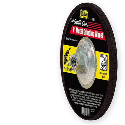 Ivy Classic 40254 7 x 1/4 x 5/8"-11 Metal Raised Hub