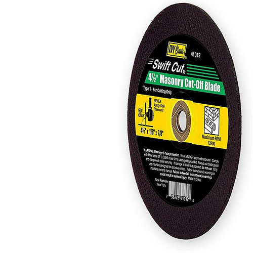 Ivy Classic 41012 4-1/2 x 1/8 x 7/8" Masonry Cut-Off