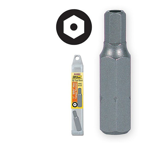 Ivy Classic 44462 1 x 9/64" Hex Tamper Resistant Insert Bit