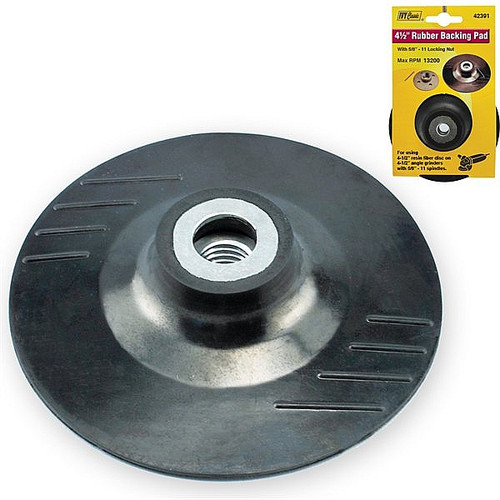 Ivy Classic 42391 4-1/2" Rubber Backing Pad w/ 5/8"-11 Locking Nut