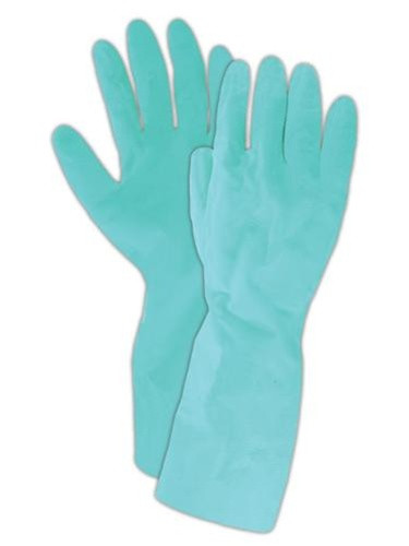 Nitri-Solve 717-10 Chemical resistant unsupported nitrile, 13", 11-mil, bisque finish, unlined, Size