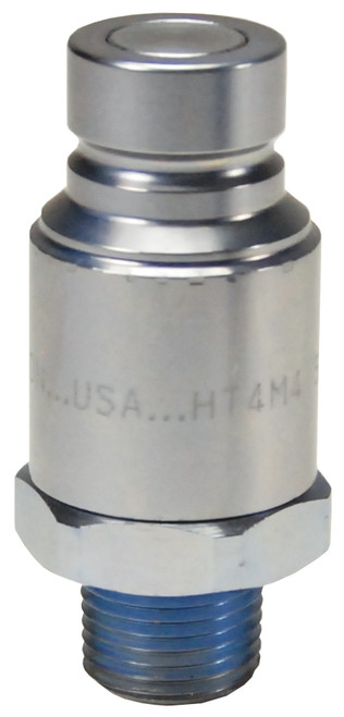 Dixon HT4M4 1/2" ISO-B NIPPLE, 1/2" M-NPTF, STE Body Material: STEEL Body Size: 1/2"