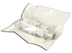 Legacy A74620-T Industrial Type E Coupler 3/8" MNPT, bagged, tray