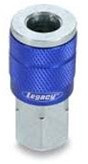 Legacy A72410C-T ColorConnex? Type C, 1/4" Blue Coupler, 1/4" FNPT tray