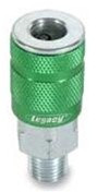 Legacy A71420B-T ColorConnex? Type B, 1/4" Green Coupler, 1/4" MNPT tray