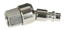 Legacy A73430BS-X Indust Plug Swivel 1/4" Body 1/4" FNPT Ball Swivel bag bulk