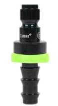 Legacy A76640GHPO-X ColorConnex Plug Auto 3/8" Push Lock Barb Black