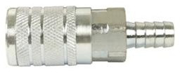 Legacy A75820H-T Industrial Type F Coupler 1/2" Hose Barb, bagged, tray