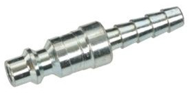 Legacy A73440H-T Industrial Type D Plug 1/4" Hose barb 1/4" Body bagged tray