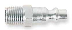 Legacy A73640-X Industrial Type D Plug 3/8" MNPT 1/4" Body steel bagged bulk