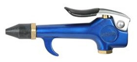 Legacy AG7C Rubber Tipped Blow Gun, Blue Anodized