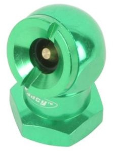 Legacy AL3000B-T ColorConnex Ball foot Tire Chuck Green Anodized