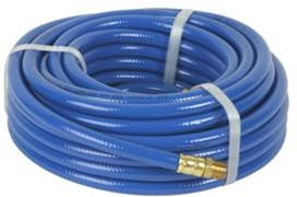Legacy HWF3850BL2 Workforce? 3/8" x 50' blue PVC air hose, 1/4" ends
