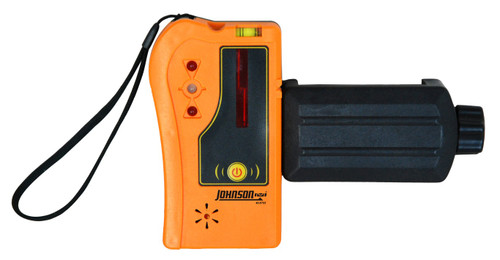 Johnson Level 40-6705 One-Sided Laser Detector w/Clamp for Red Beam Rotating Lasers