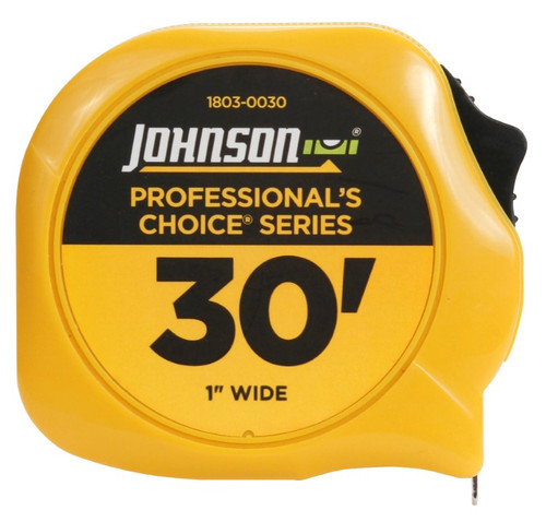 Johnson Level 1803-0030 30' x 1" Professional's Choice(R) Power Tape