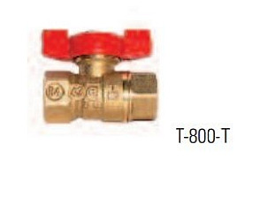 Legend Valve 101-541 1/4" T-800T Ball Valve, T-Handle