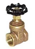 Legend Valve 104-301 1/4" T-401 Brass Gate Valve, I.P.S.