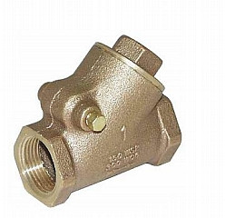 Legend Valve 105-406 1-1/4" S-453 Bronze Y-Pattern Check Valve