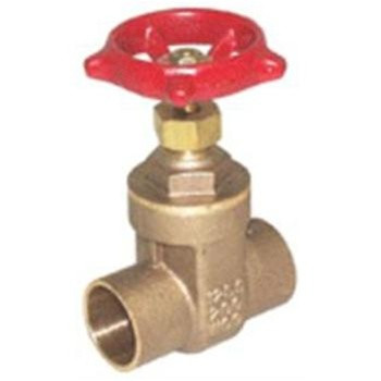 Legend Valve 104-603 1/2" S-415 Bronze Gate Valve, Inserted Bonnet, C x C