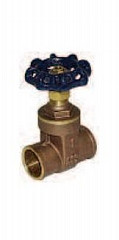 Legend Valve 104-726 1-1/4" S-408 Brass Gate Valve, Economy, C x C