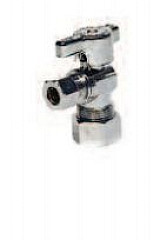Legend Valve 114-604 5/8" OD X 3/8" OD T595 Chrome Stop Angle Valve